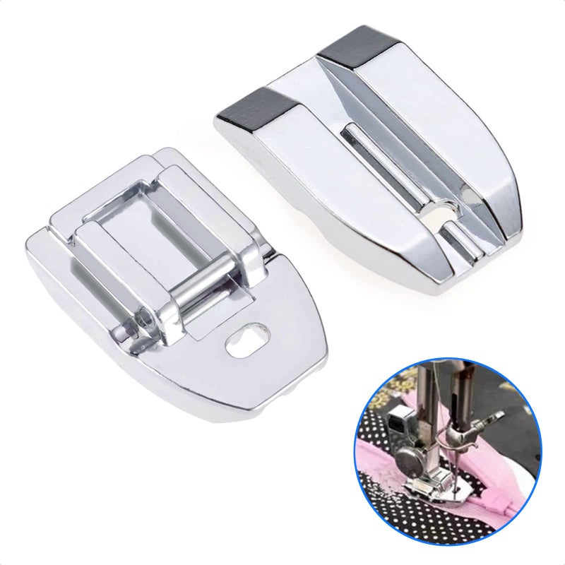 TISEKER 3 Pieces Concealed Invisible Zipper Presser Foot for Sewing Zippers for All Low Shank Snap-On Singer  Brother  Babylock  Euro-Pro  Janome  White  Juki  Simplicity  Elna Sewing Machines - Image 2